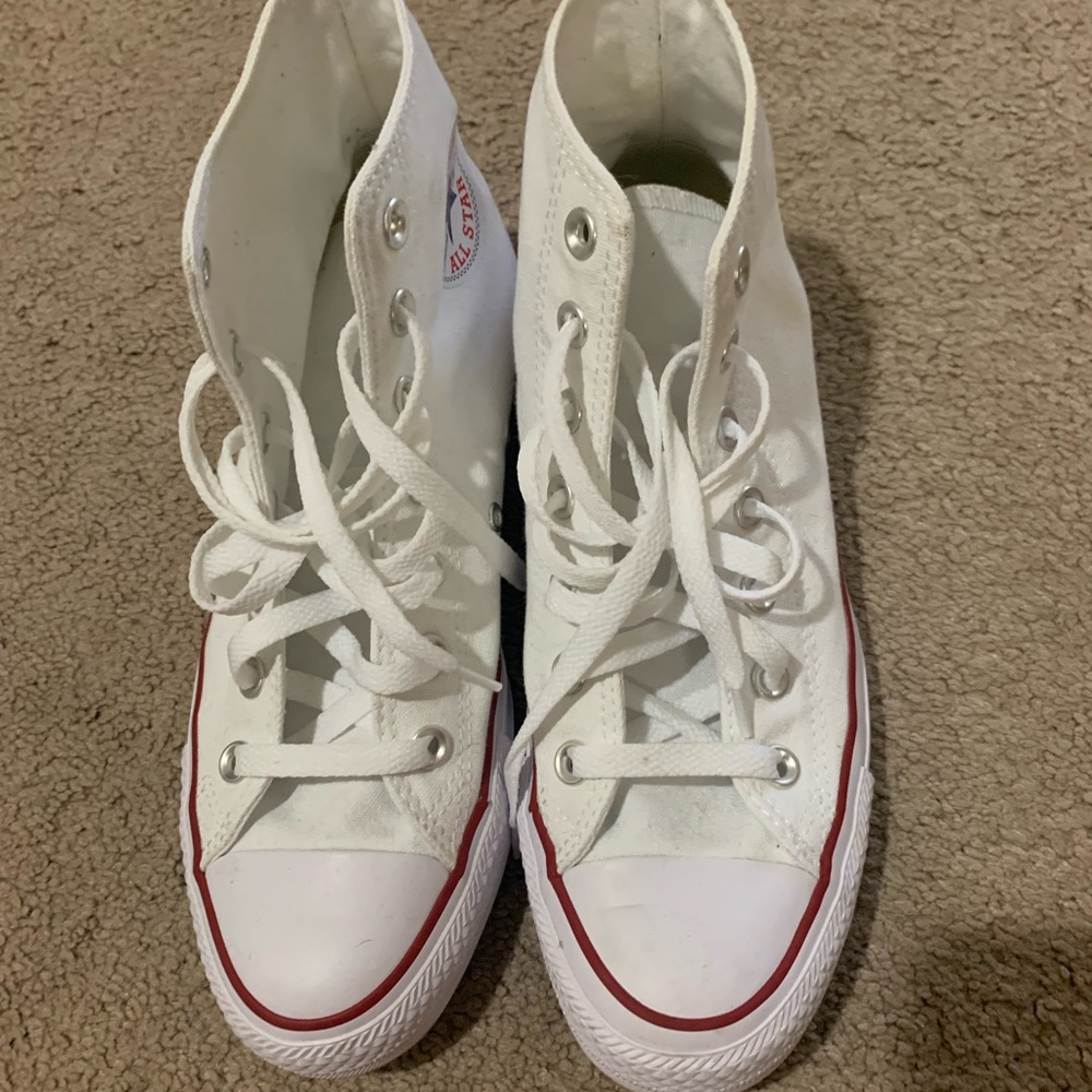 White High Top Converse